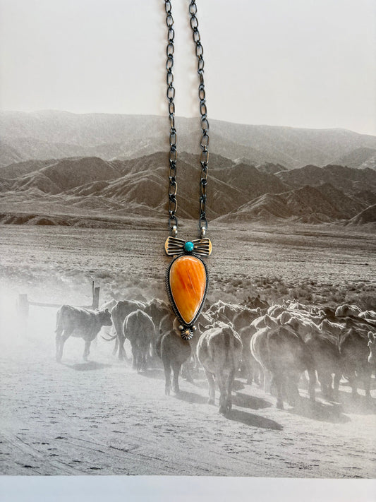 Bow Tie Bar Necklace