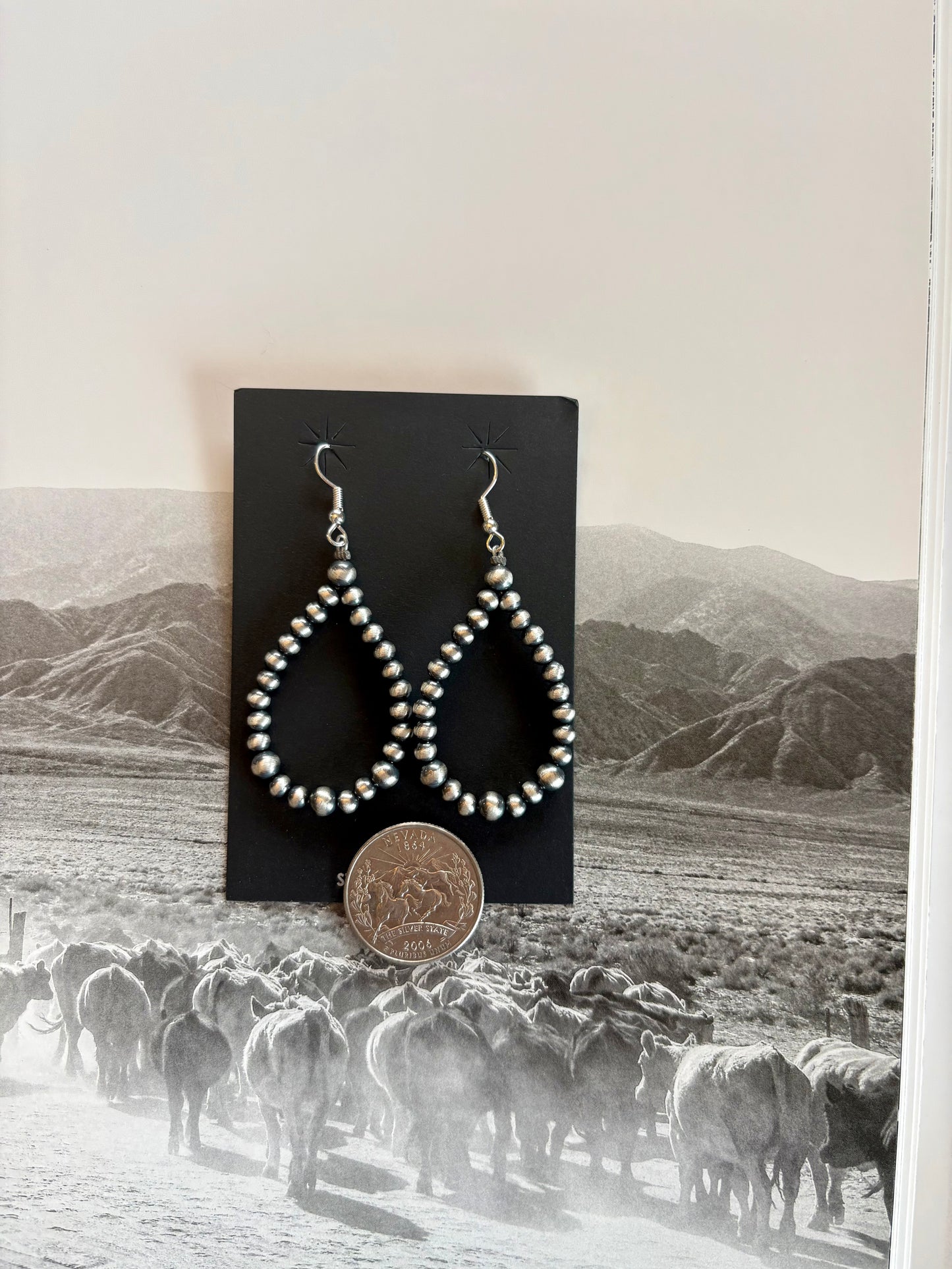 Sterling Pearl Dangles