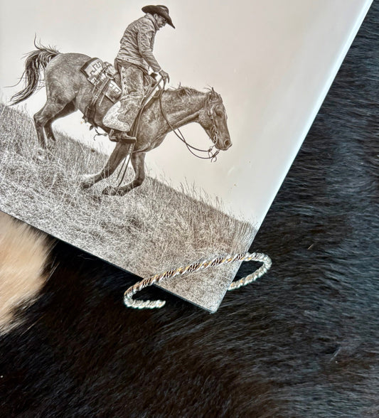 Sterling Rope Cuff