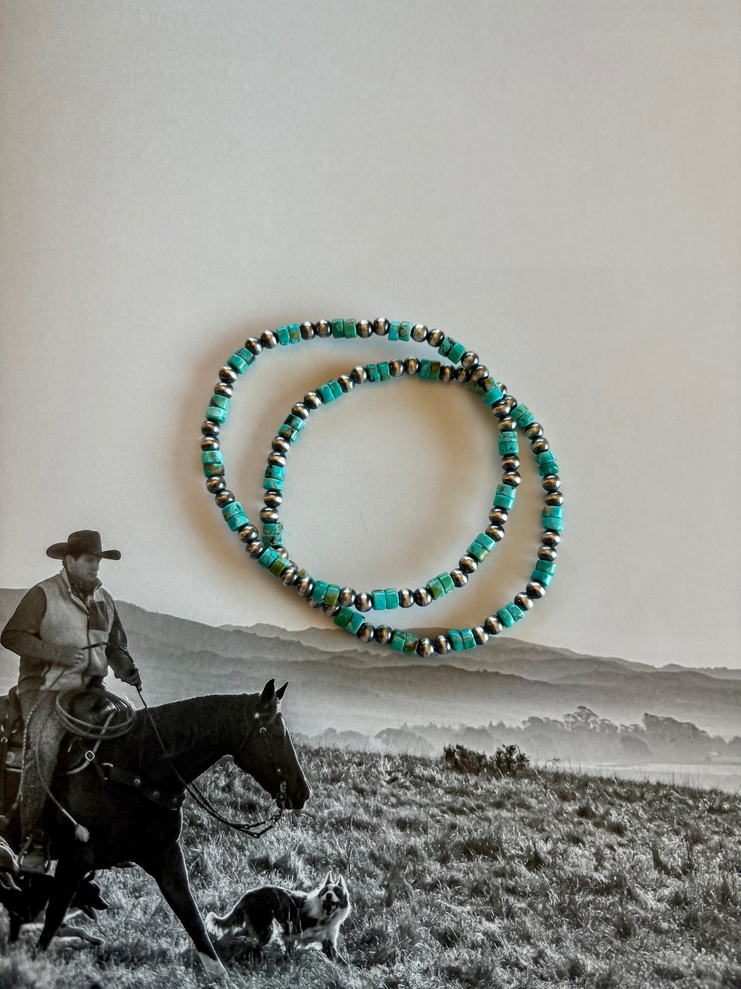 4mm & Kingman Stretch Bracelet