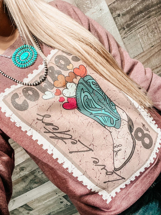 Love Letters on Sweatshirt