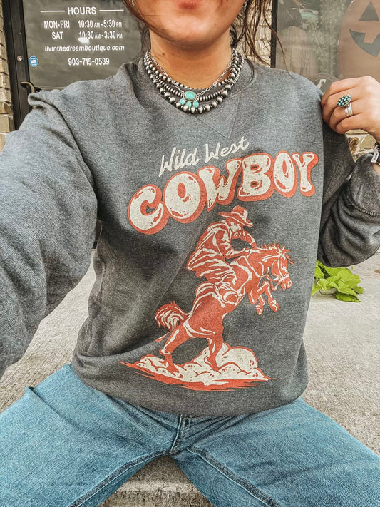 Wild West Cowboy on Sweatshirt