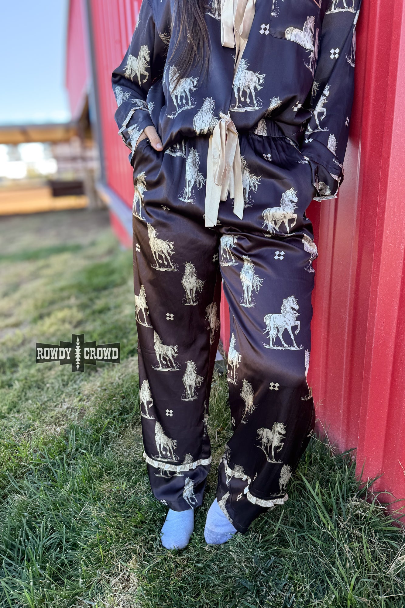 Black Betty Satin Sleep Set