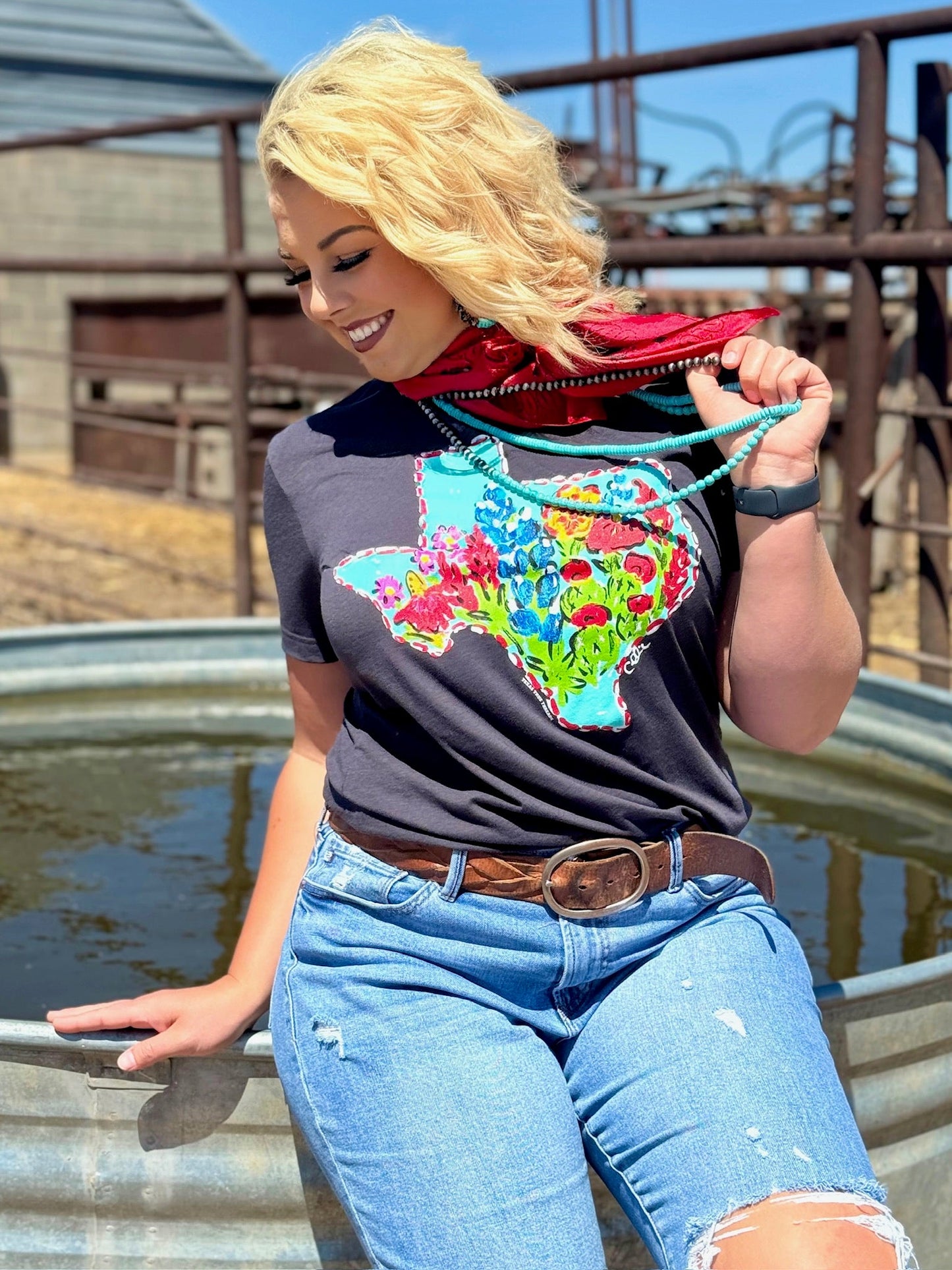 Callie Ann Stelter Bluebonnet Texas Tee