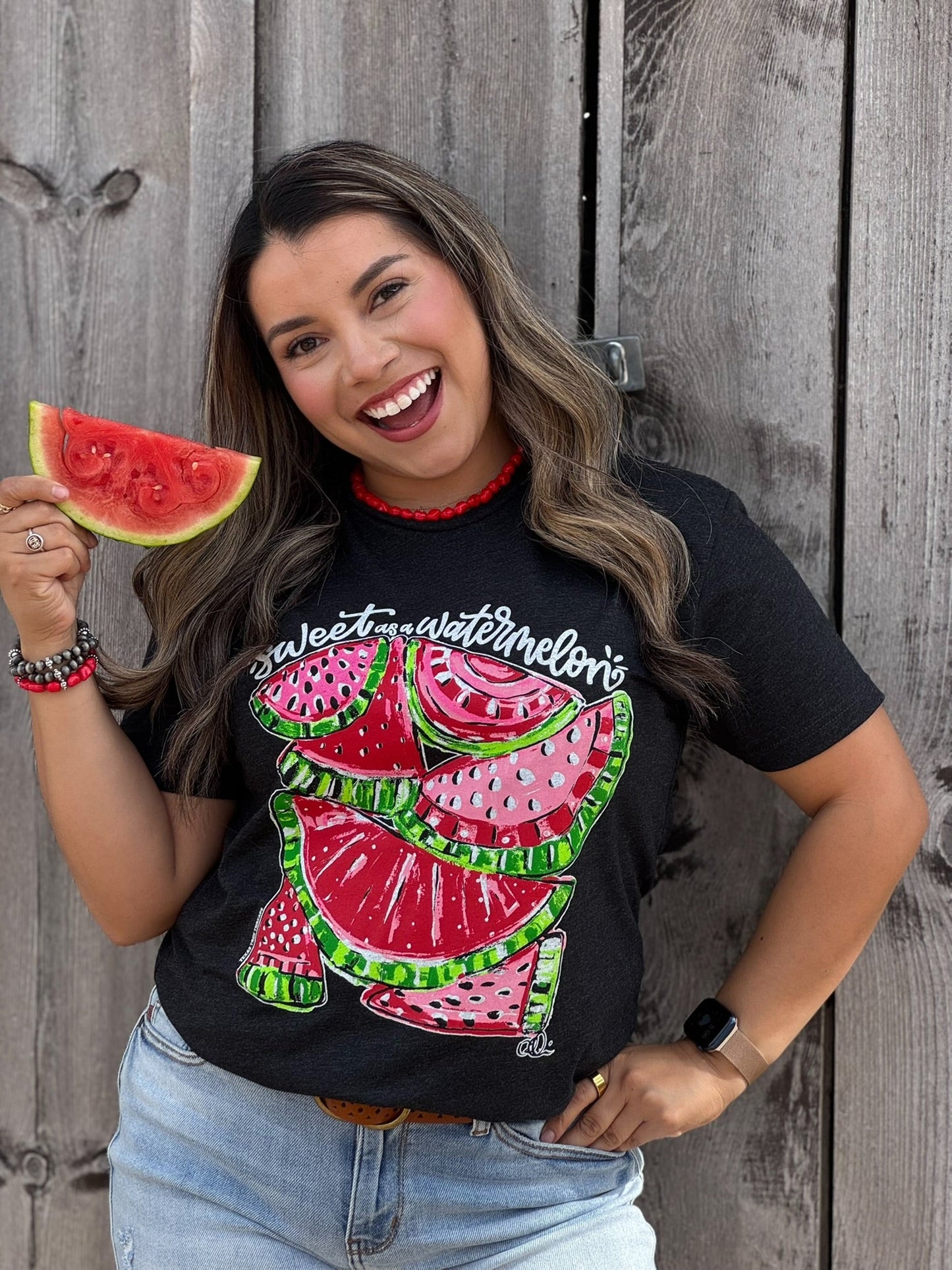 Callie Ann Stelter Sweet as a Watermelon Tee or Tank OLD