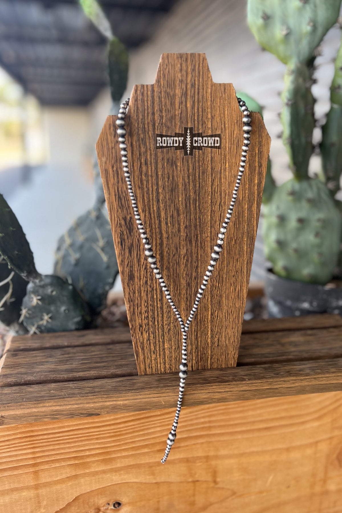 DS Lariat Pearls Necklace
