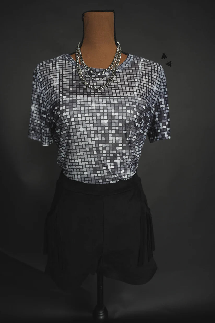 Dolly Disco Mesh Top