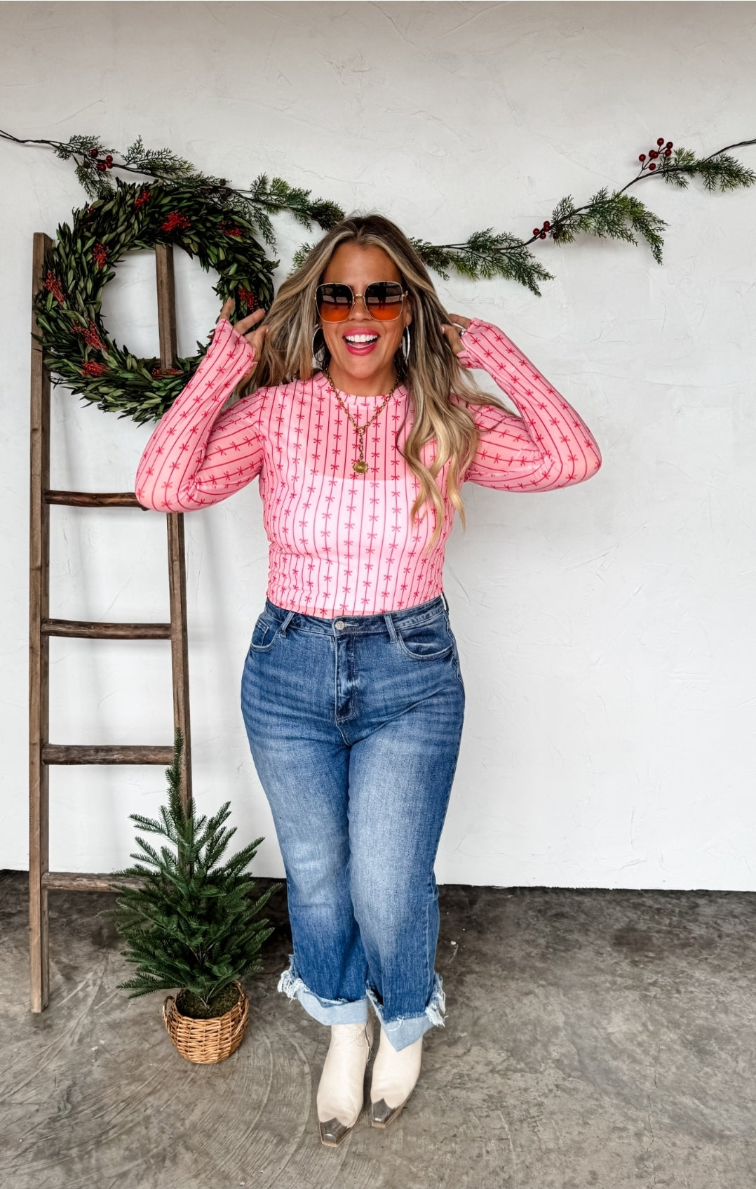 Christmas Mesh Tops (4 styles)