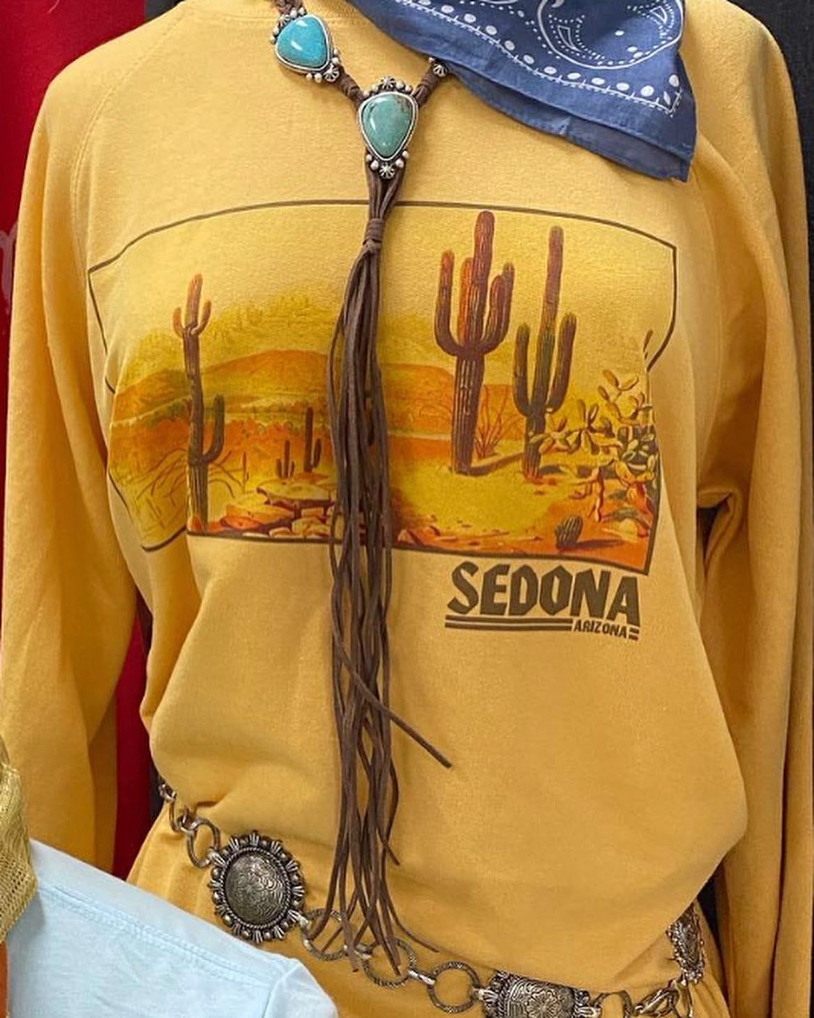 Sedona Desert Sunrise Pullover-Sunset Gold