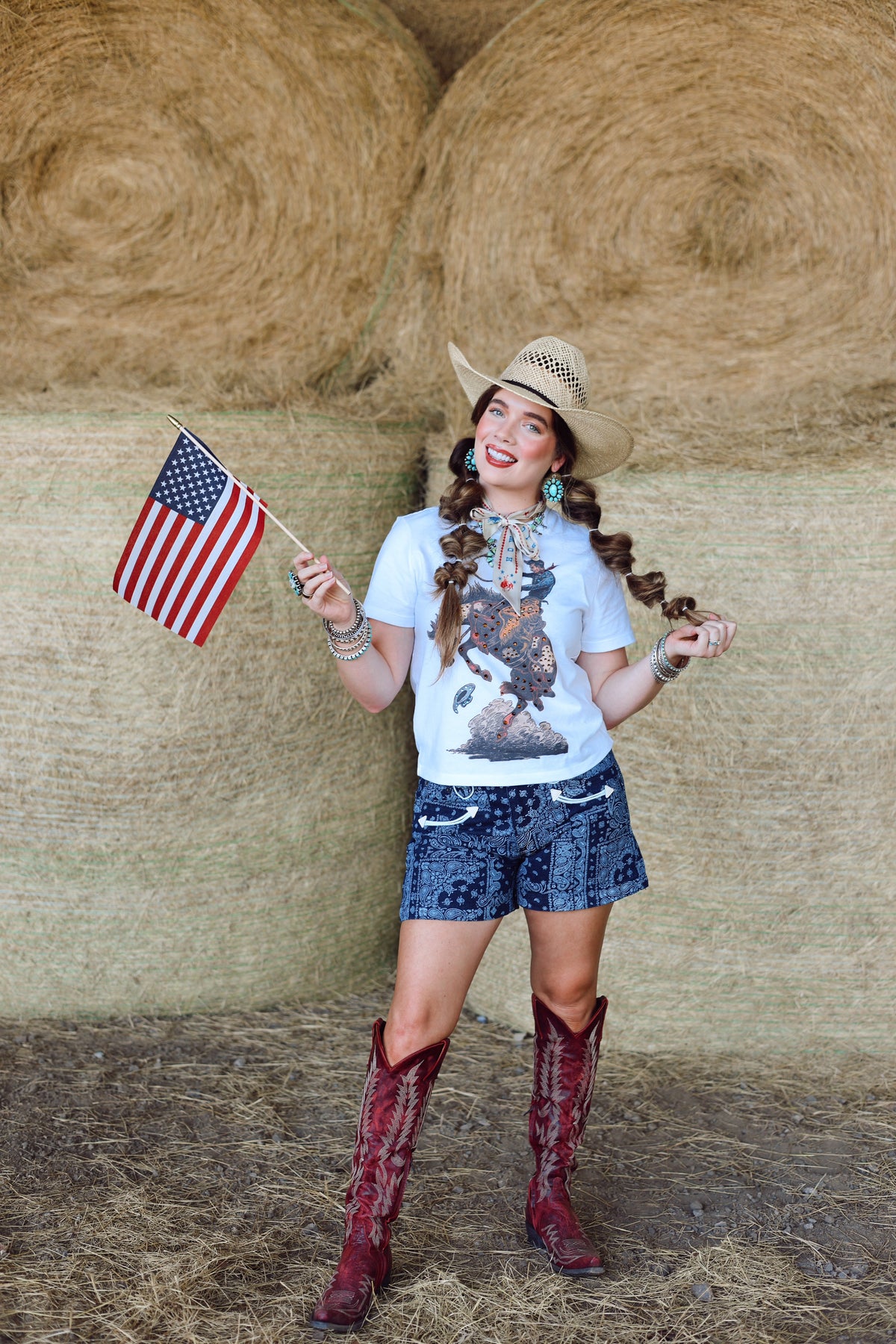 The Rhinestone Bronc T-Shirt