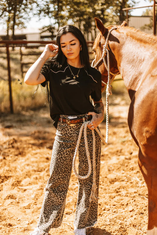 Rawhide Stitch Top