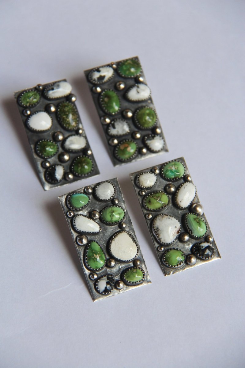 Alcova Sonoran Gold and White Buffalo Earrings