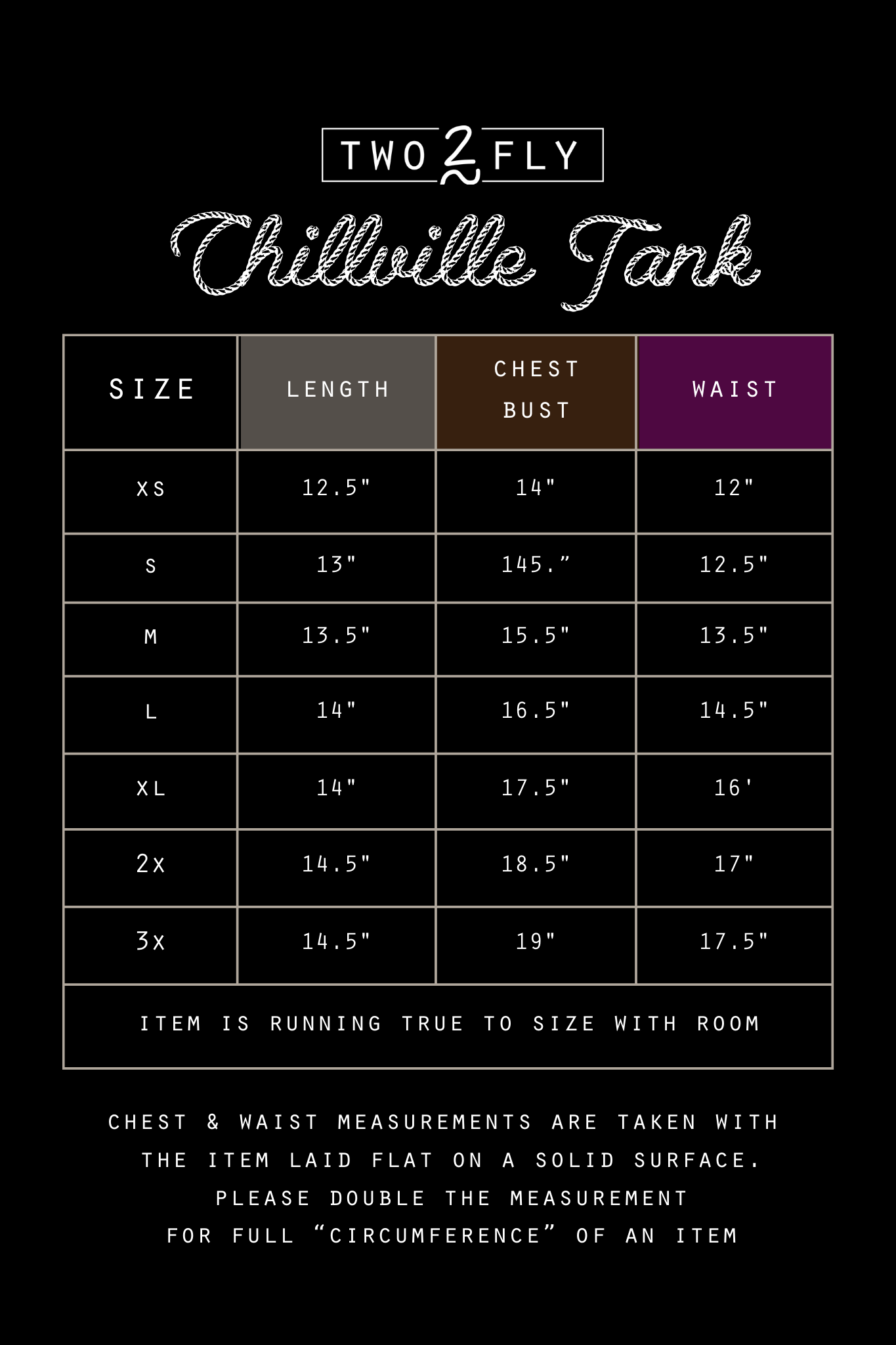 CHILLVILLE TANK *LAVENDAH [NO XL]