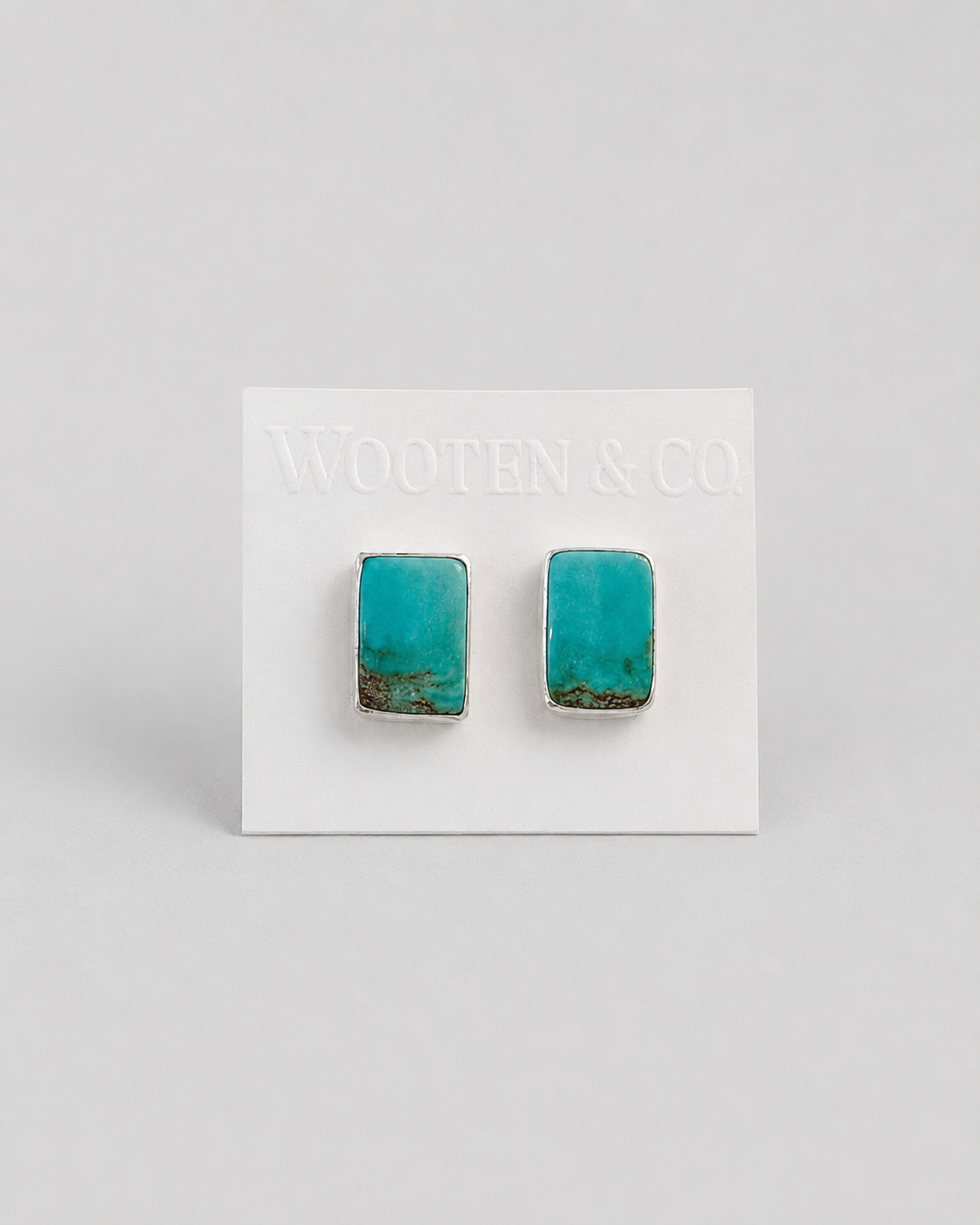 Daisetta #8 Turquoise Stud Earrings
