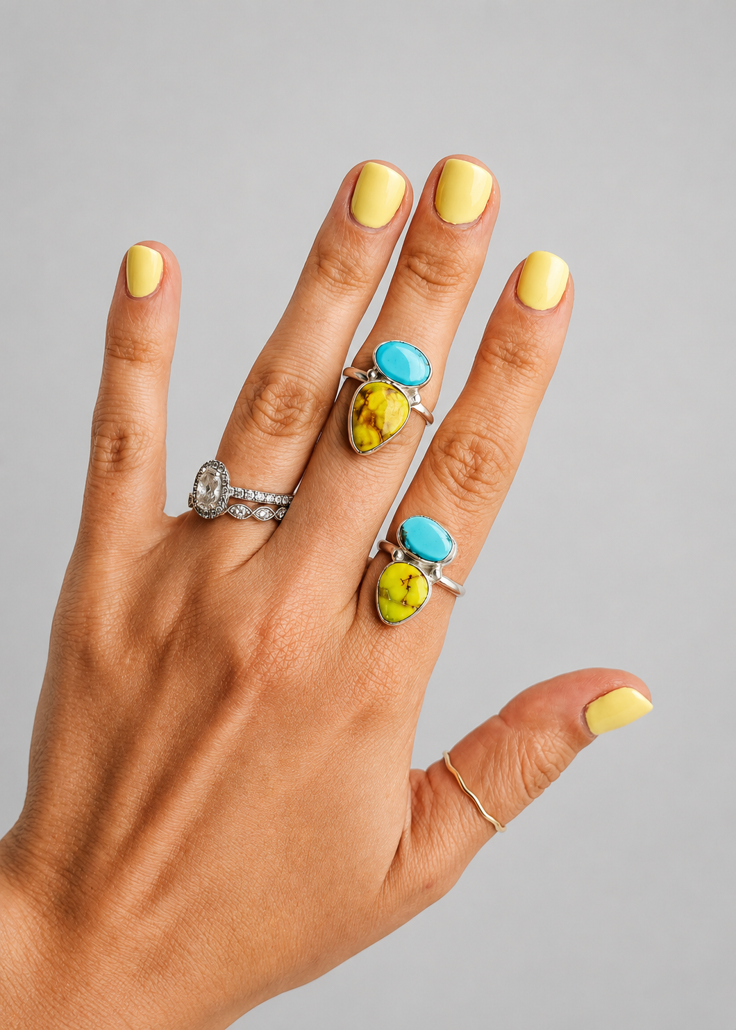 Emory Golden Hills and Palomino Adjustable Ring