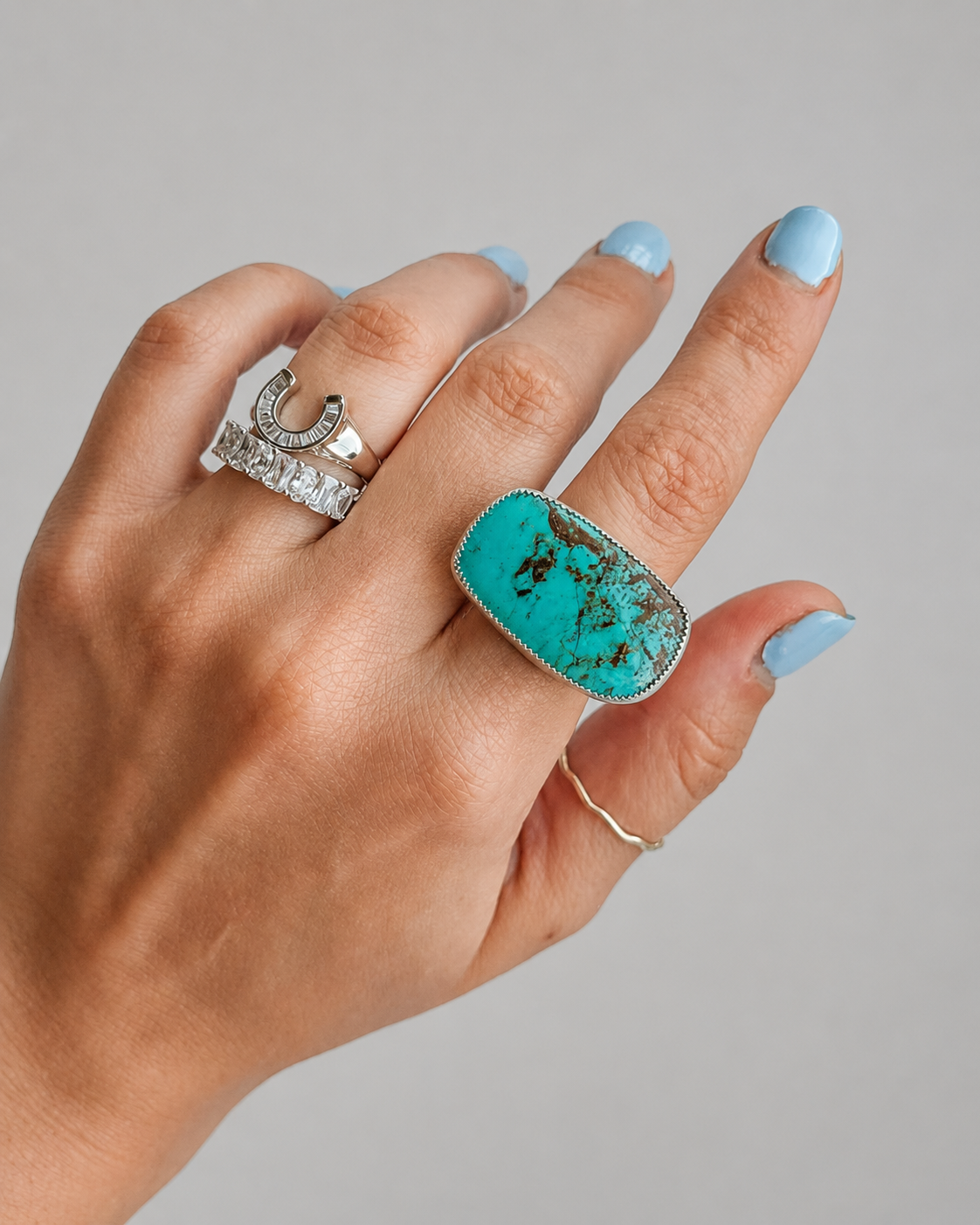Granger Adjustable Turquoise Ring