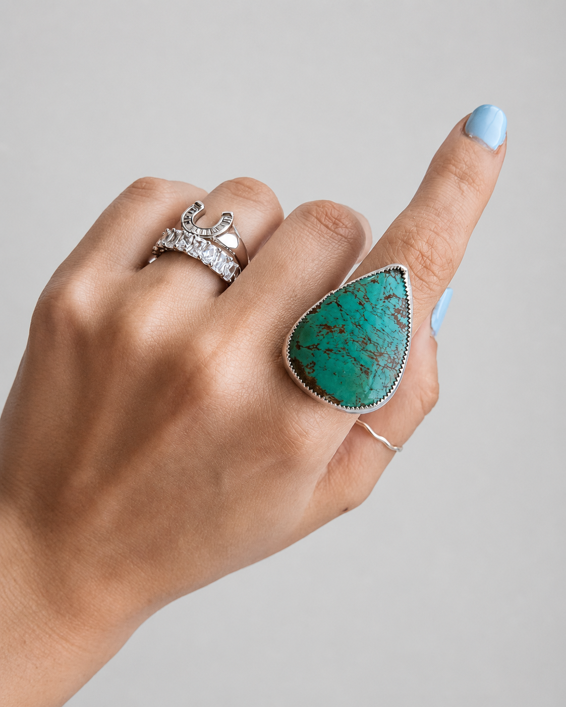 Granger Adjustable Turquoise Ring