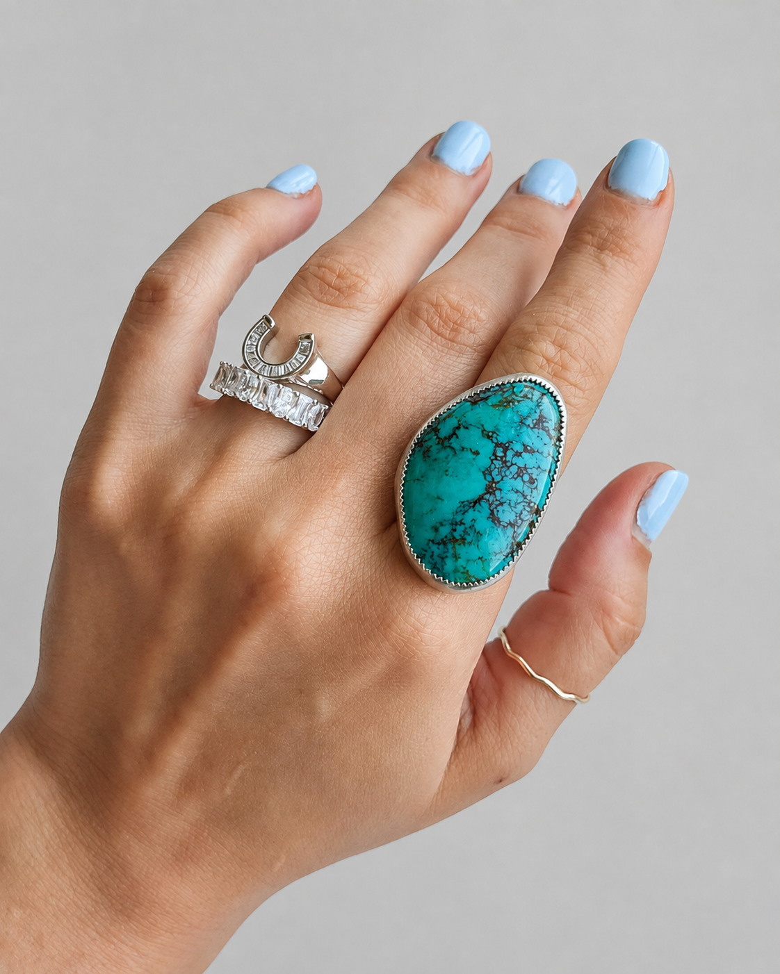 Granger Adjustable Turquoise Ring