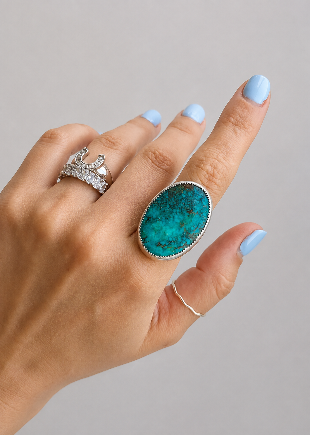Granger Adjustable Turquoise Ring