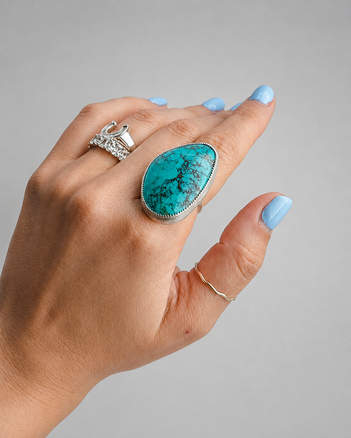 Granger Adjustable Turquoise Ring