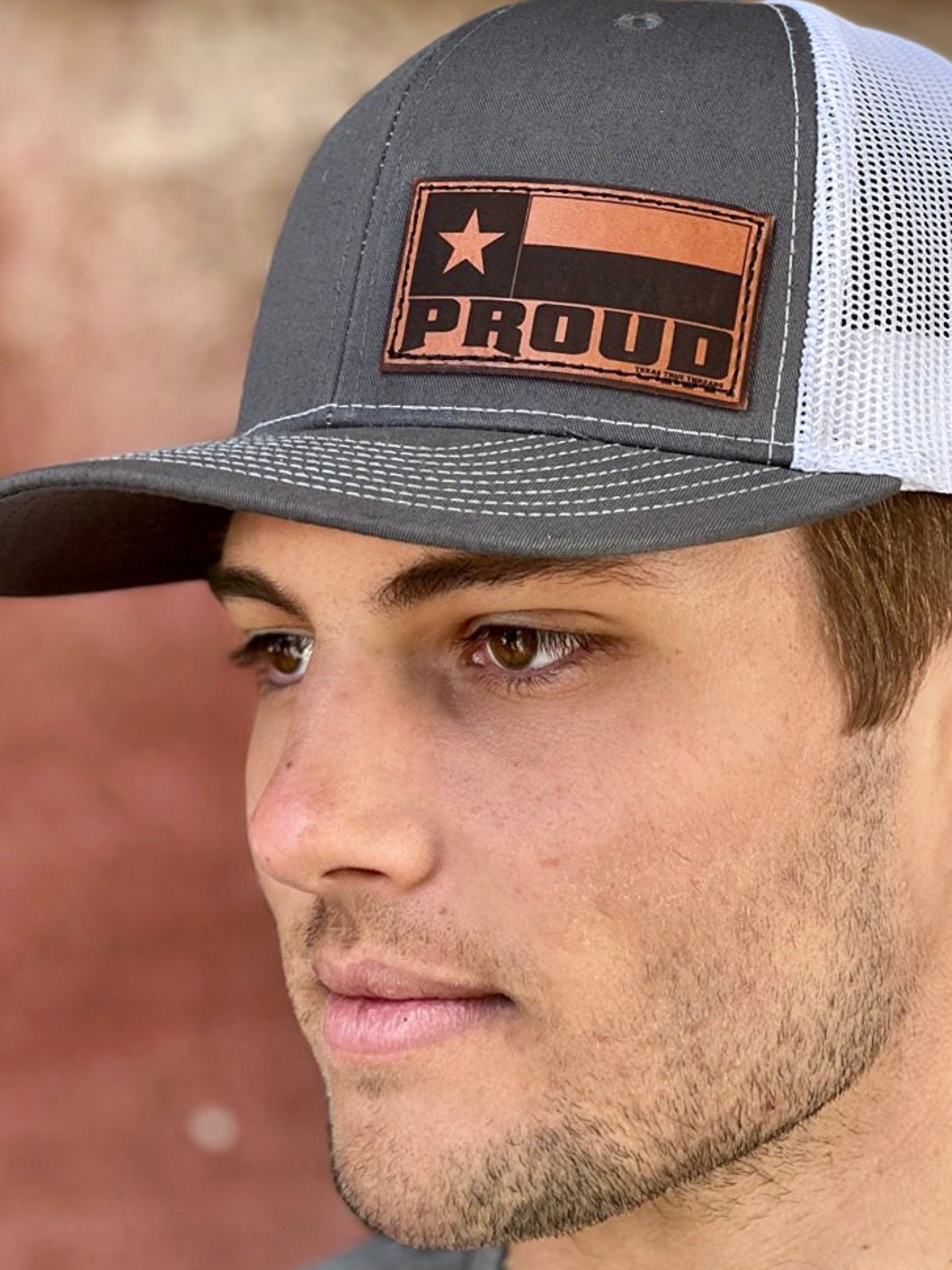 Texas Proud Leather Patch Cap