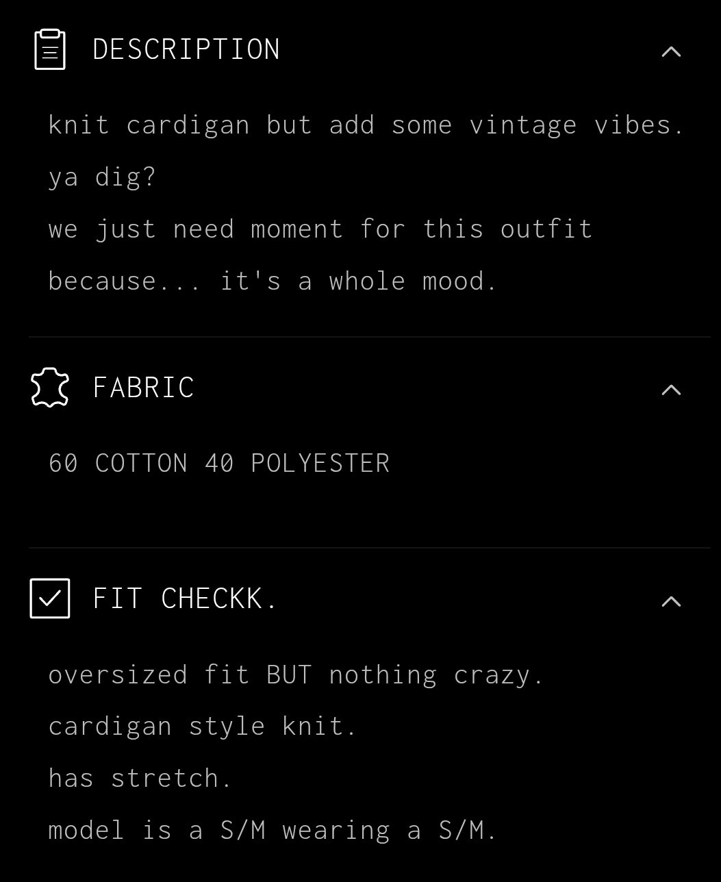 Mane Character Sweater