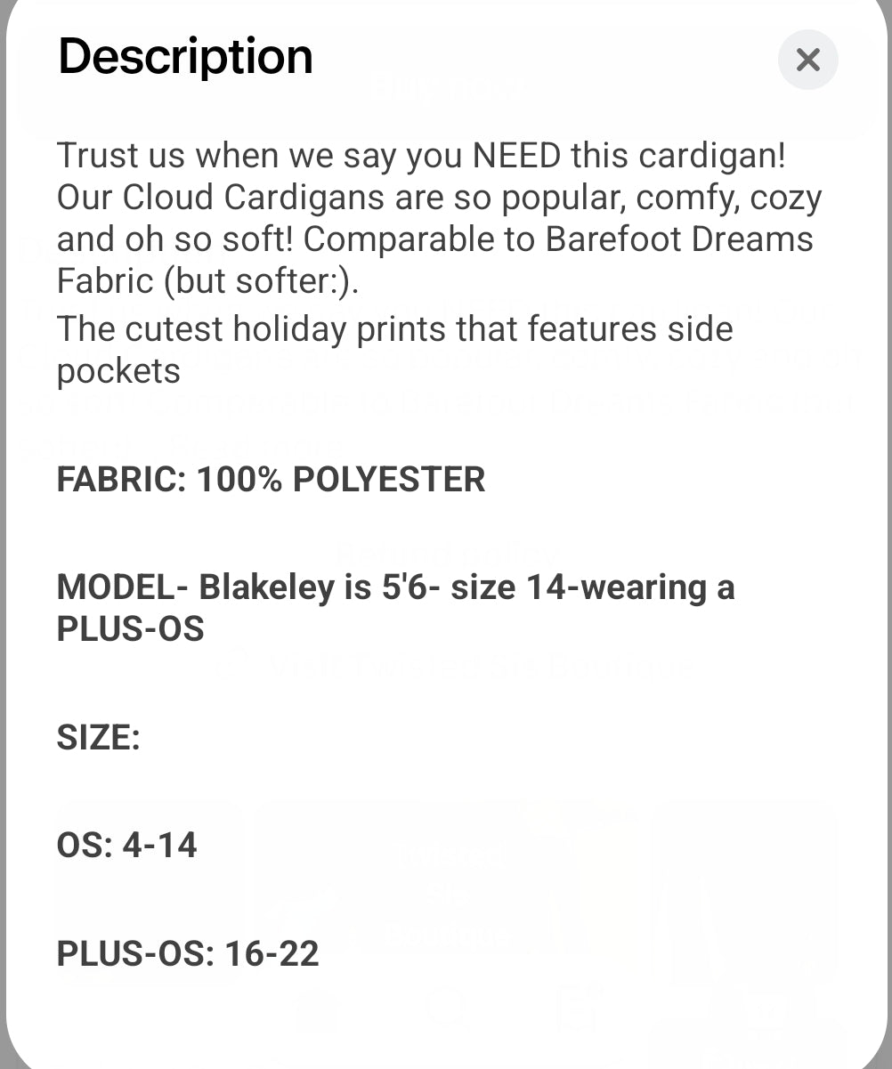 Candy Cane Cloud Cardigan