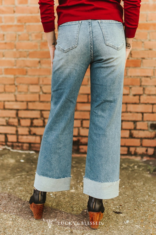 L&B Wide Cuffed Jeans