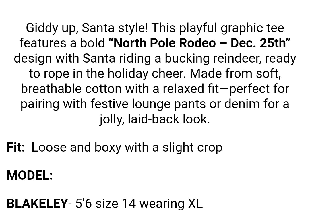 North Pole Rodeo Tee