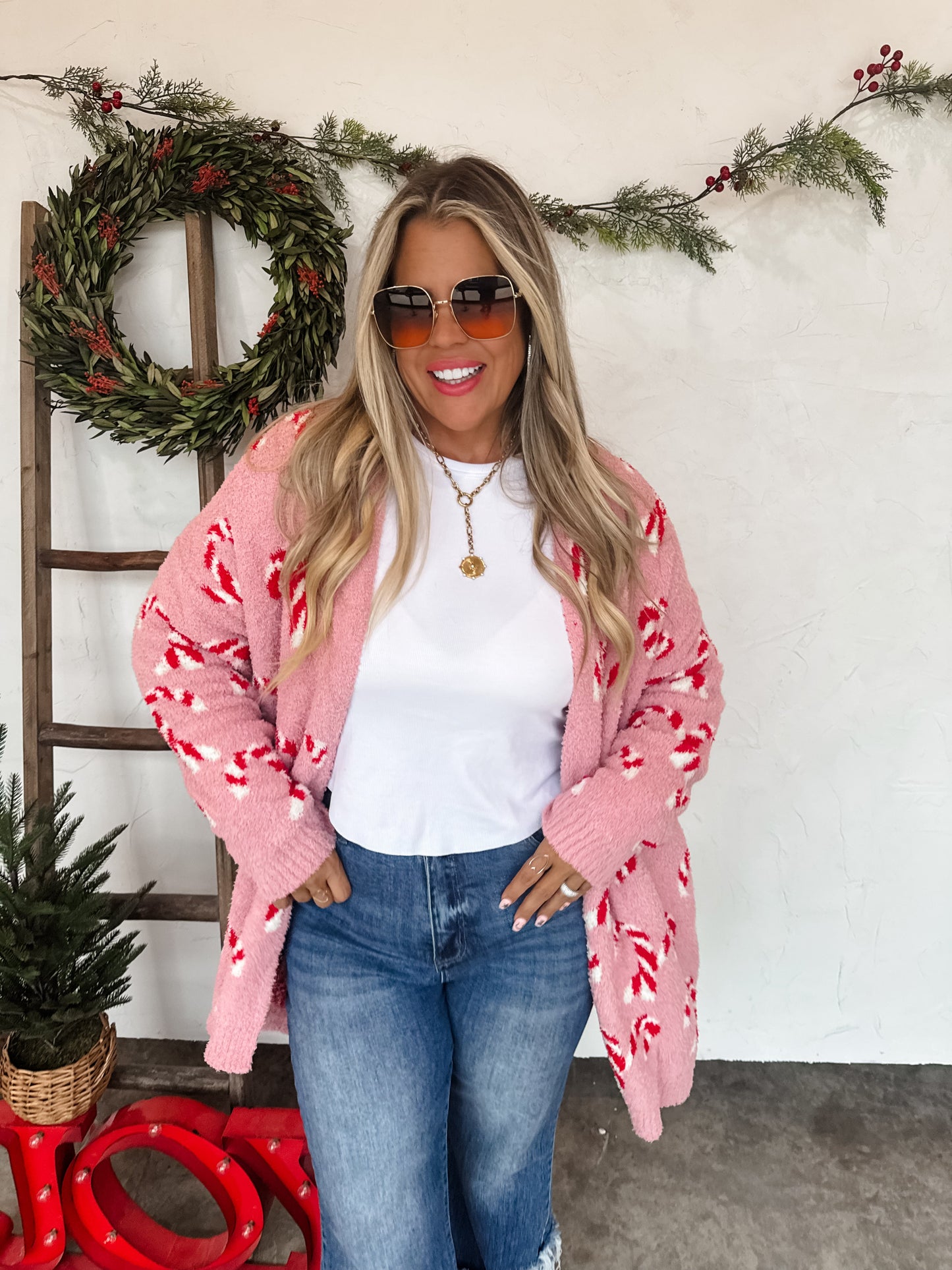 Candy Cane Cloud Cardigan