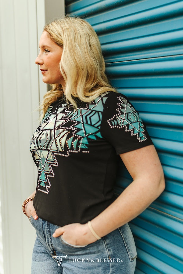 Beaded Beauty Aztec Top