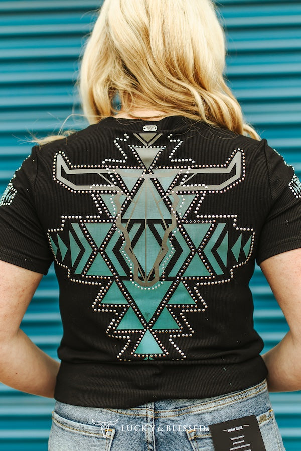 Beaded Beauty Aztec Top