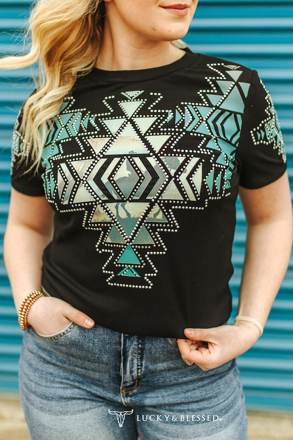 Beaded Beauty Aztec Top