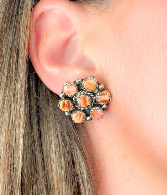 Spiny Oyster Blossom Earrings