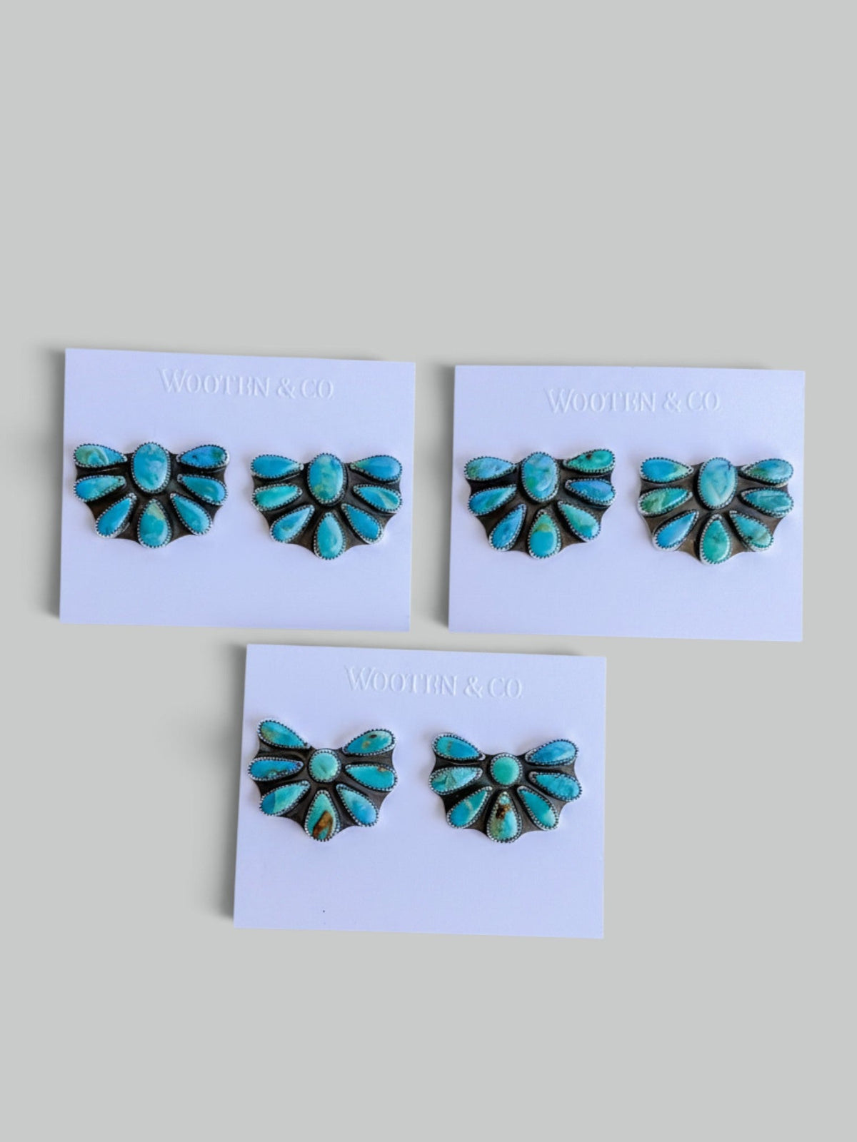 Avery Turquoise Cluster Earrings