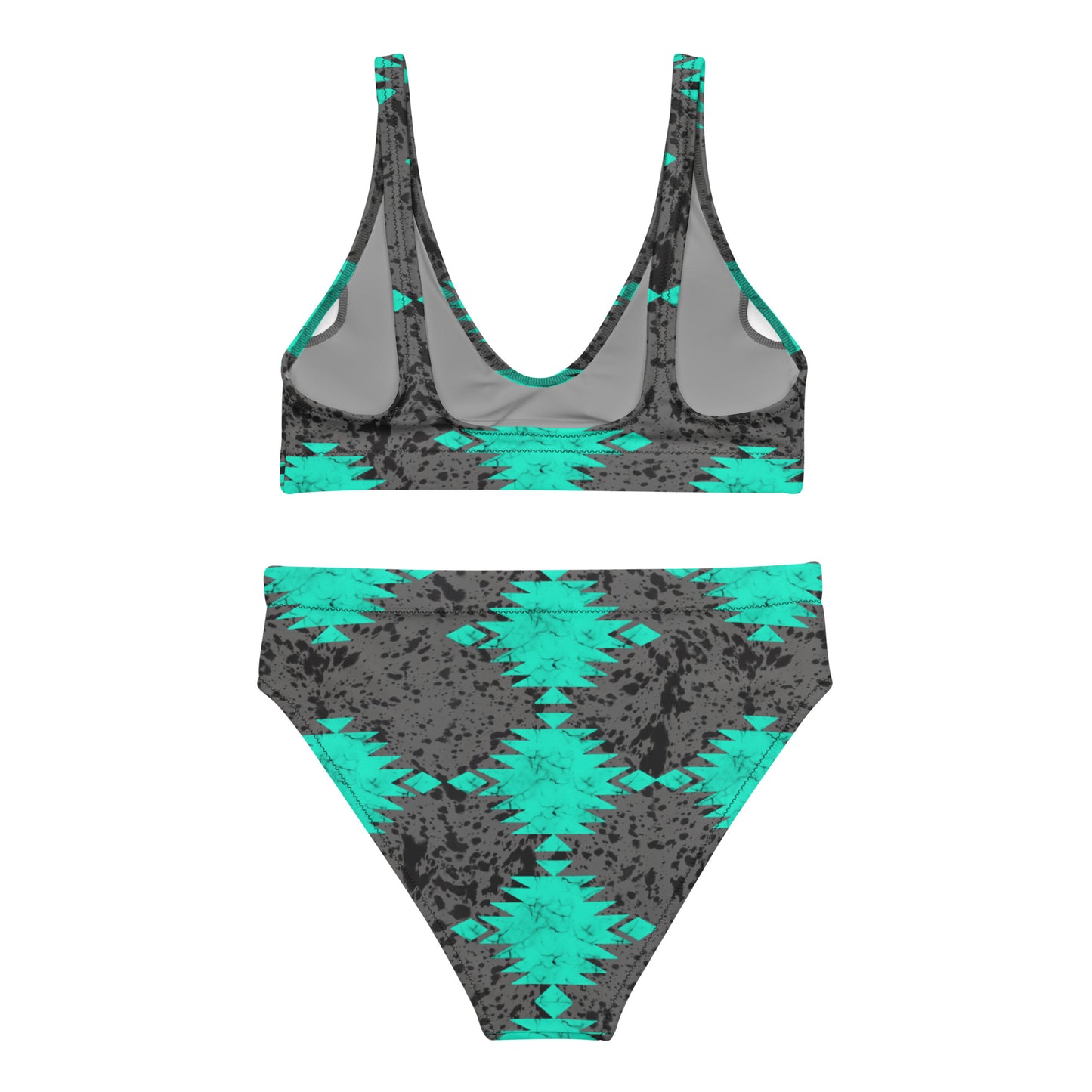 Turquoise Aztec - 2 Piece Bikini