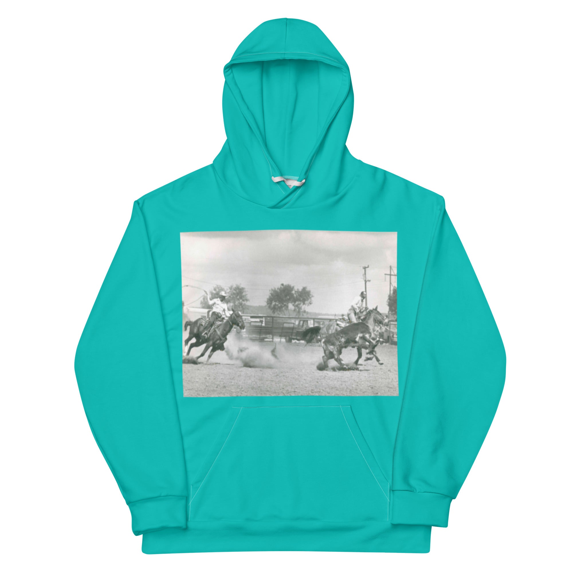 Vintage Team Roping Unisex Hoodie – Ranch and Famous