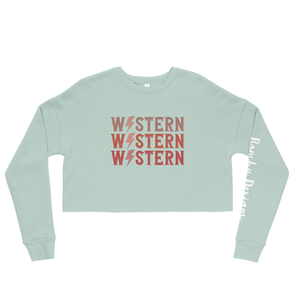 Western Crop Sweatshirt